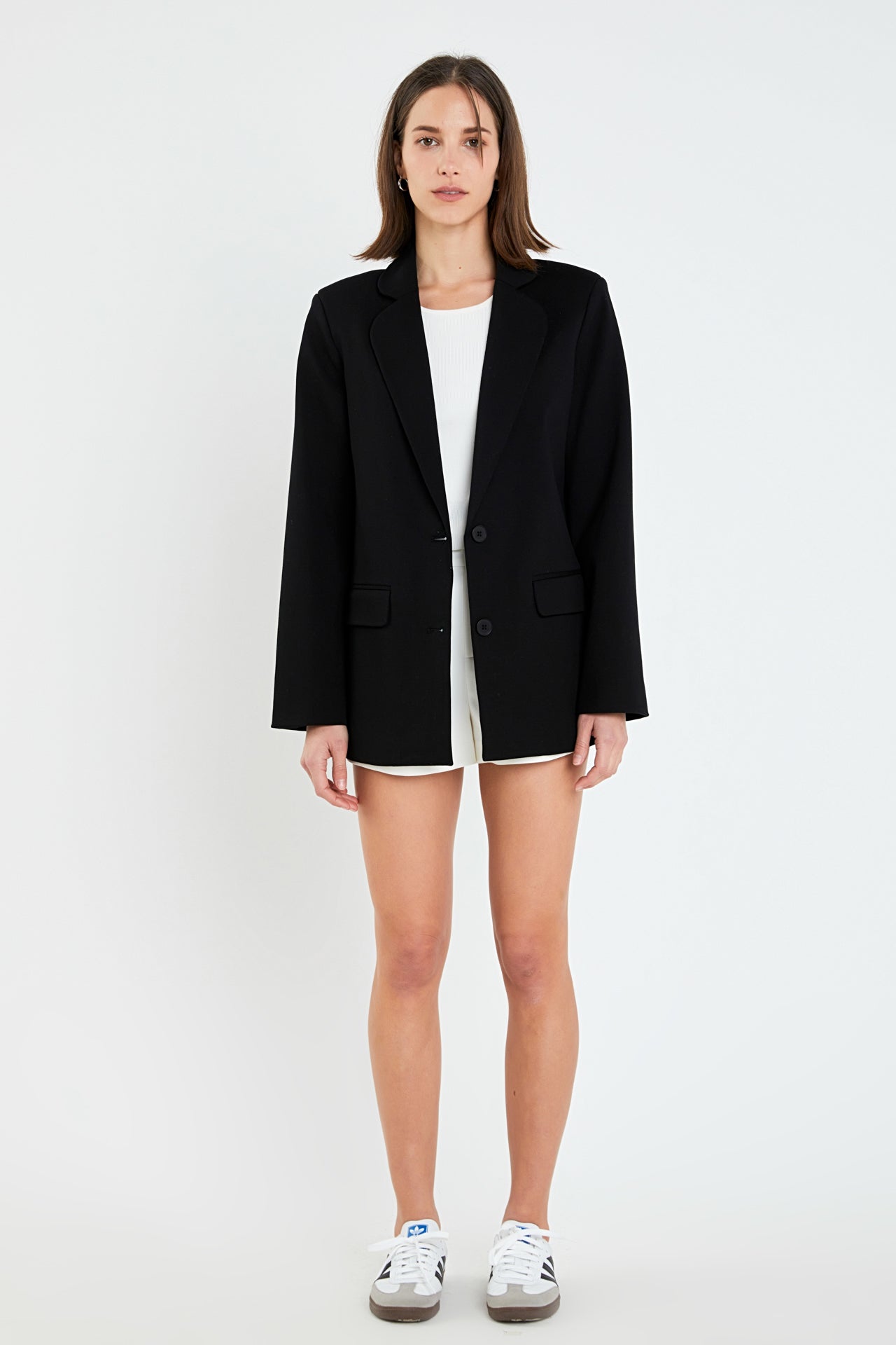 ENGLISH FACTORY - English Factory - Terry Round Collared Blazer - BLAZERS available at Objectrare