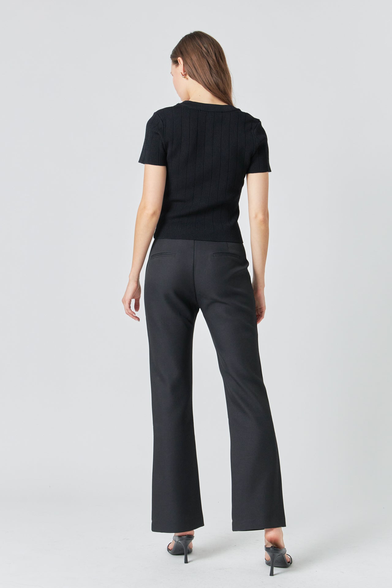 ENDLESS ROSE - Shank Button Knit Top - TOPS available at Objectrare