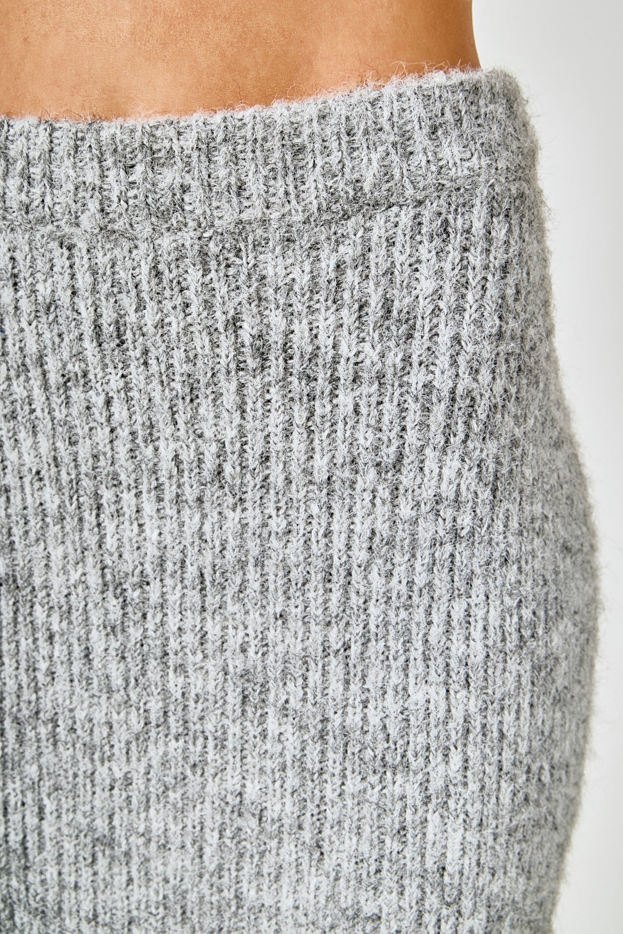 ENDLESS ROSE - Furry V Neck Sweater - SWEATERS & KNITS available at Objectrare