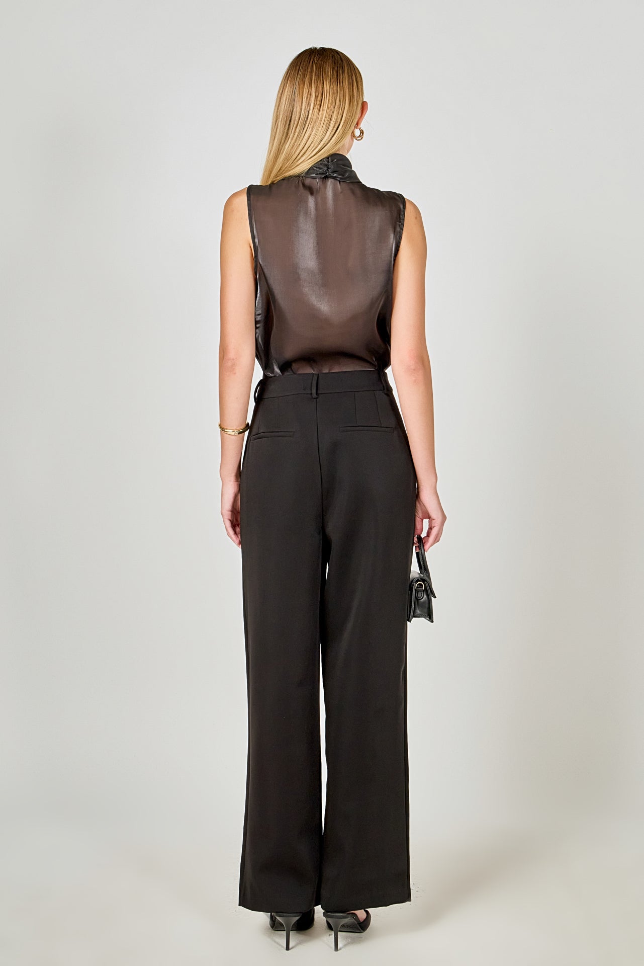 ENDLESS ROSE - Organza Sleeveless Top - TOPS available at Objectrare