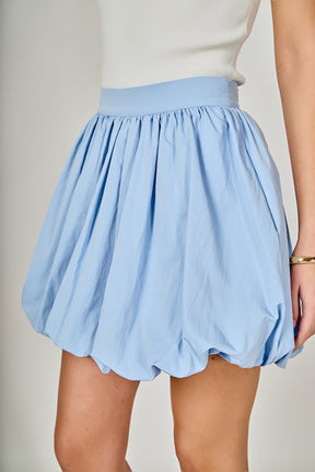 ENDLESS ROSE - High Waisted Bubble Mini Skirt - SKIRTS available at Objectrare