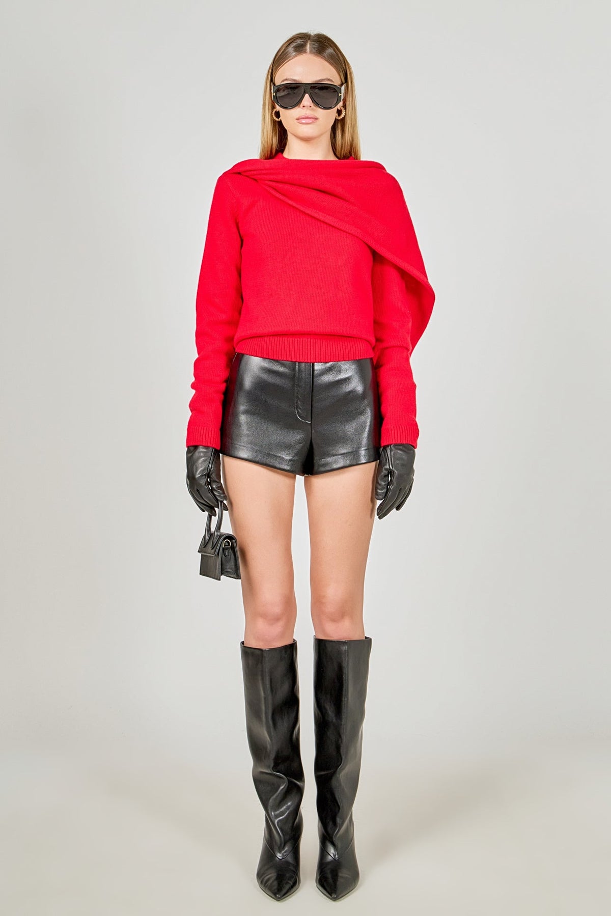 ENDLESS ROSE - Scarf Sweater - SWEATERS & KNITS available at Objectrare