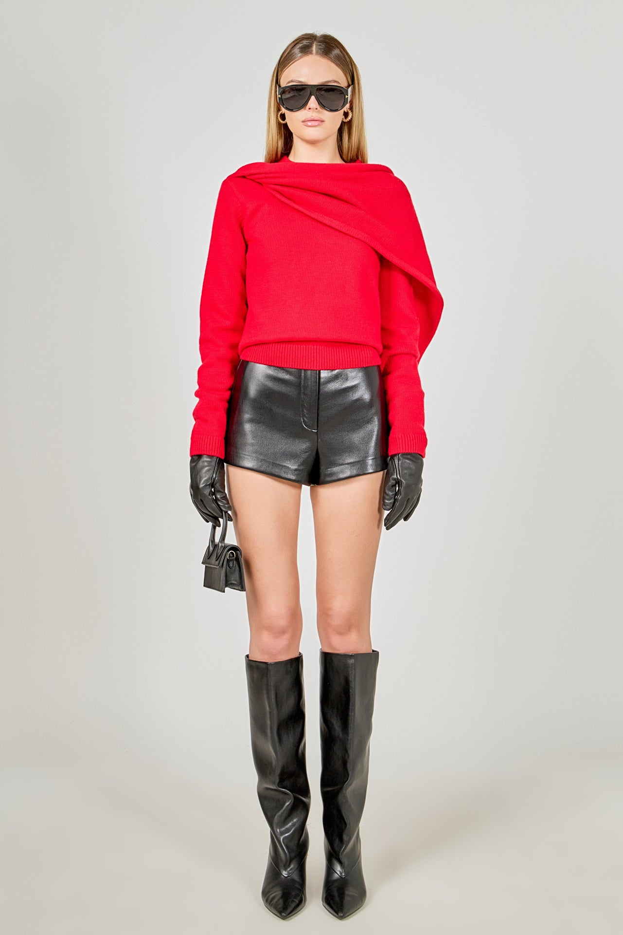 ENDLESS ROSE - Scarf Sweater - SWEATERS & KNITS available at Objectrare