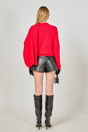 ENDLESS ROSE - Scarf Sweater - SWEATERS & KNITS available at Objectrare