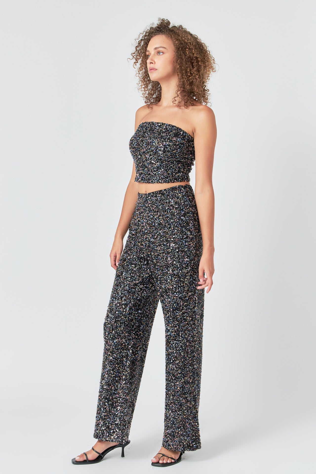 ENDLESS ROSE - Boucle Tweed Pants - PANTS available at Objectrare