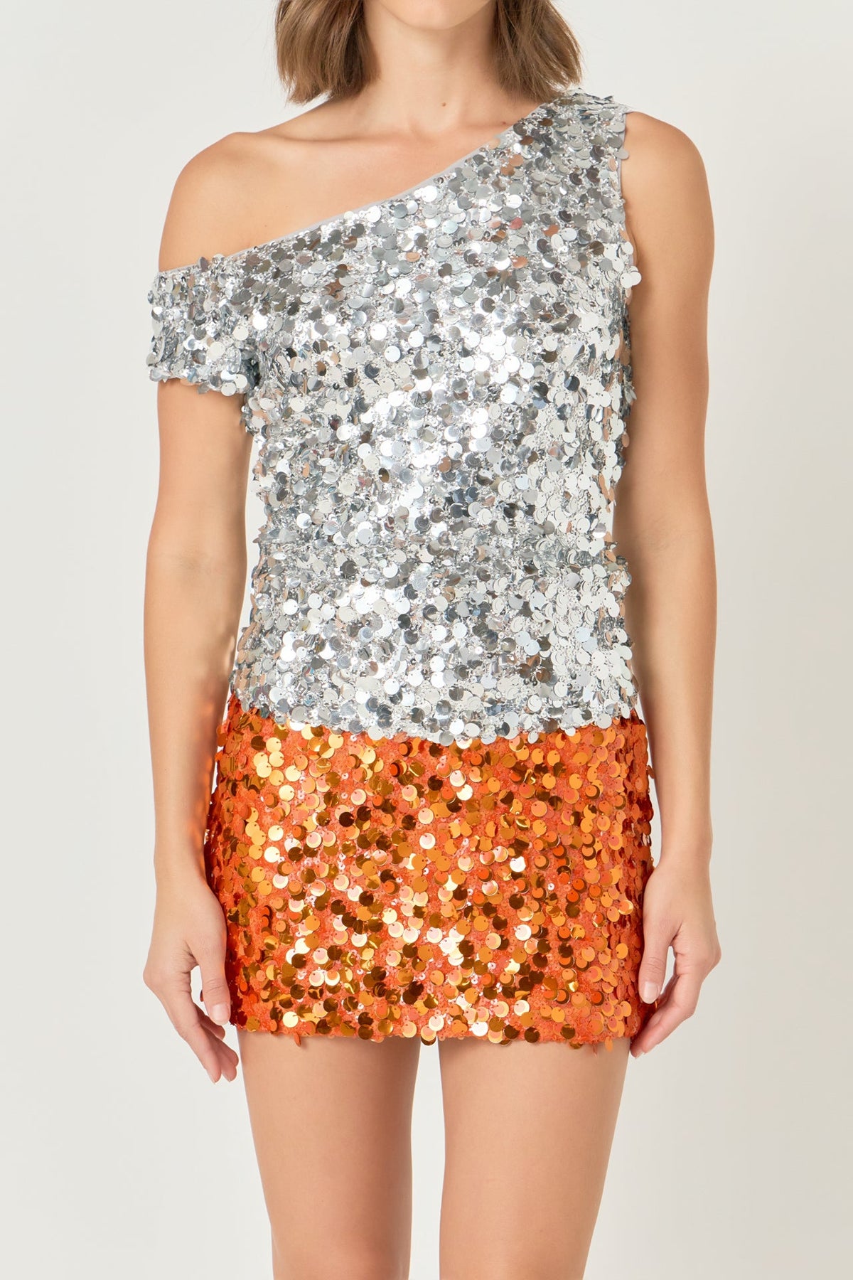 ENDLESS ROSE - Endless Rose - Multi Sequins Sleeveless Top - TOPS available at Objectrare