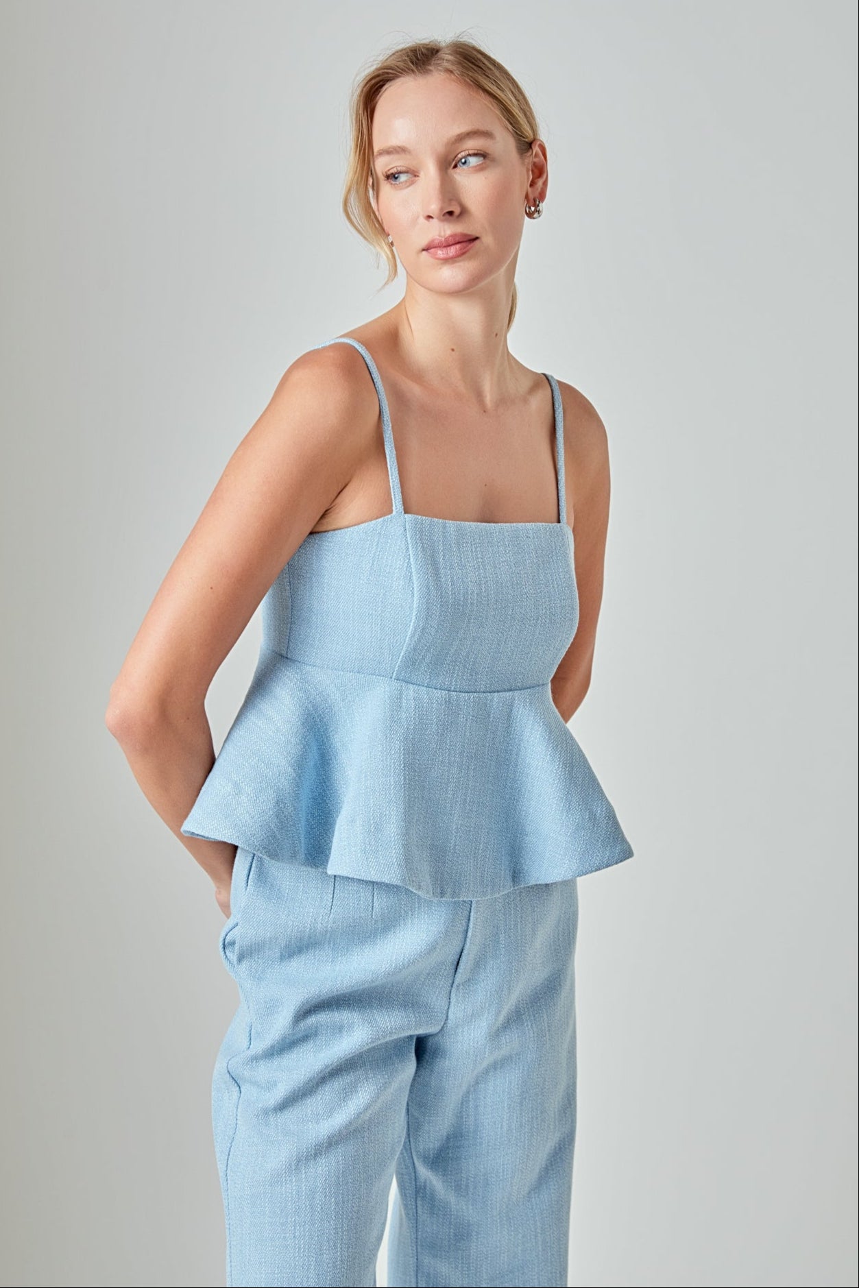 ENDLESS ROSE - Tweed Relaxed Pants - BOTTOMS available at Objectrare