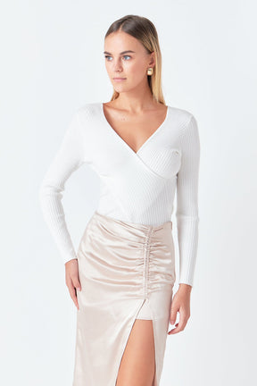 Wrapped Detail Sweater