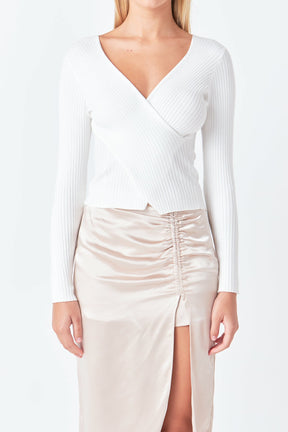 Wrapped Detail Sweater