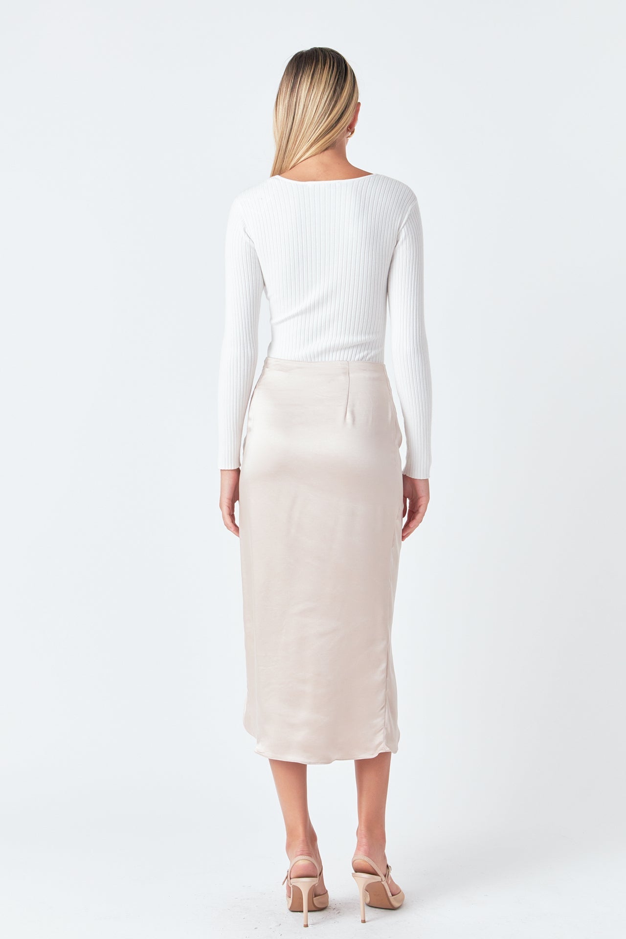 ENDLESS ROSE - Wrapped Detail Sweater - TOPS available at Objectrare