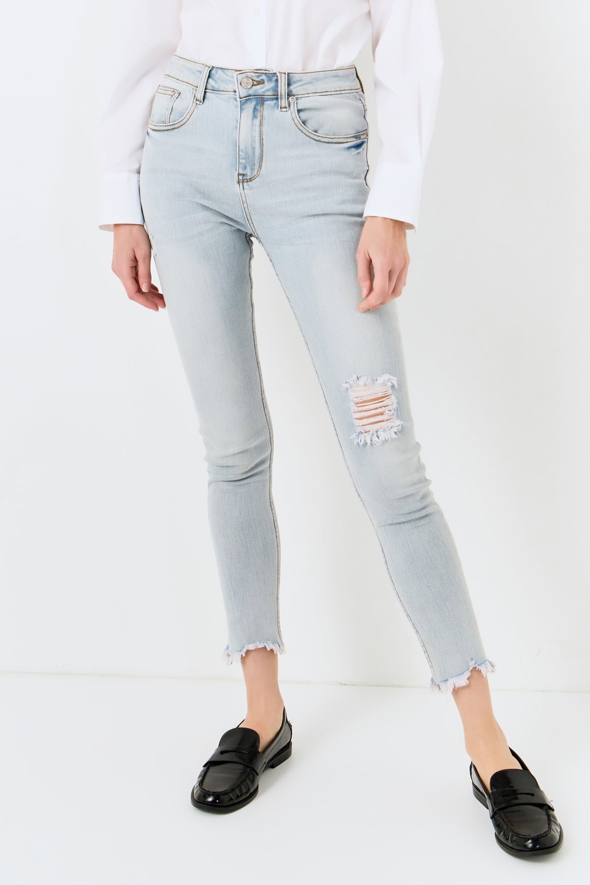 Destroyed Skinny Jeans