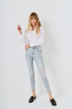 Destroyed Skinny Jeans