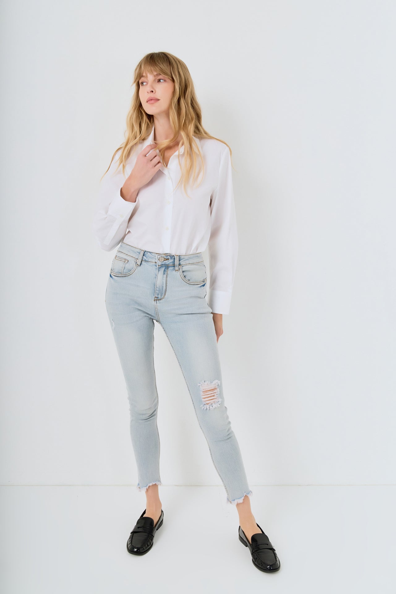 Destroyed Skinny Jeans