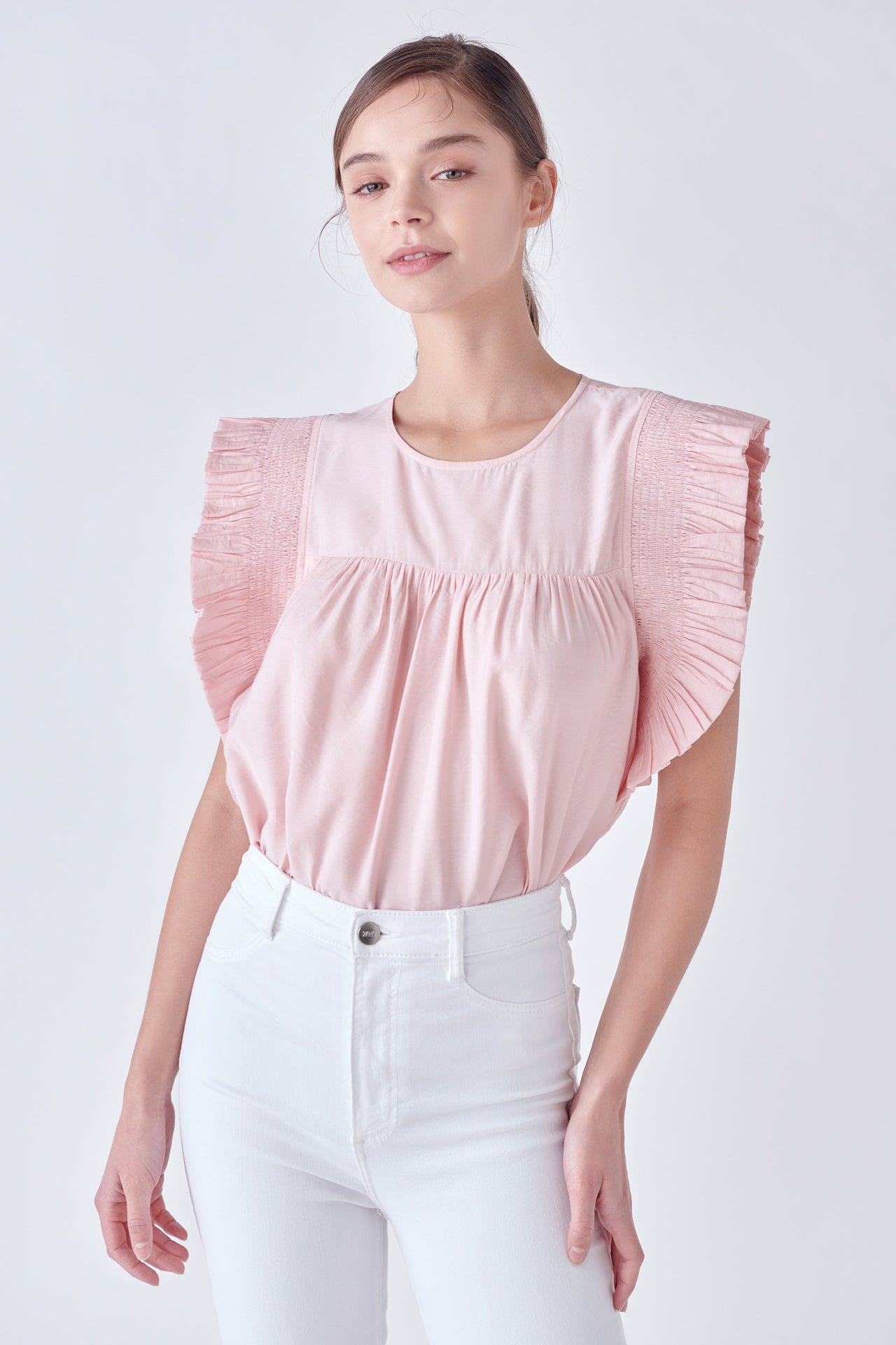 ENGLISH FACTORY - English Factory - Ruffle Detail Top - TOPS available at Objectrare