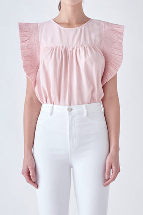 ENGLISH FACTORY - English Factory - Ruffle Detail Top - TOPS available at Objectrare