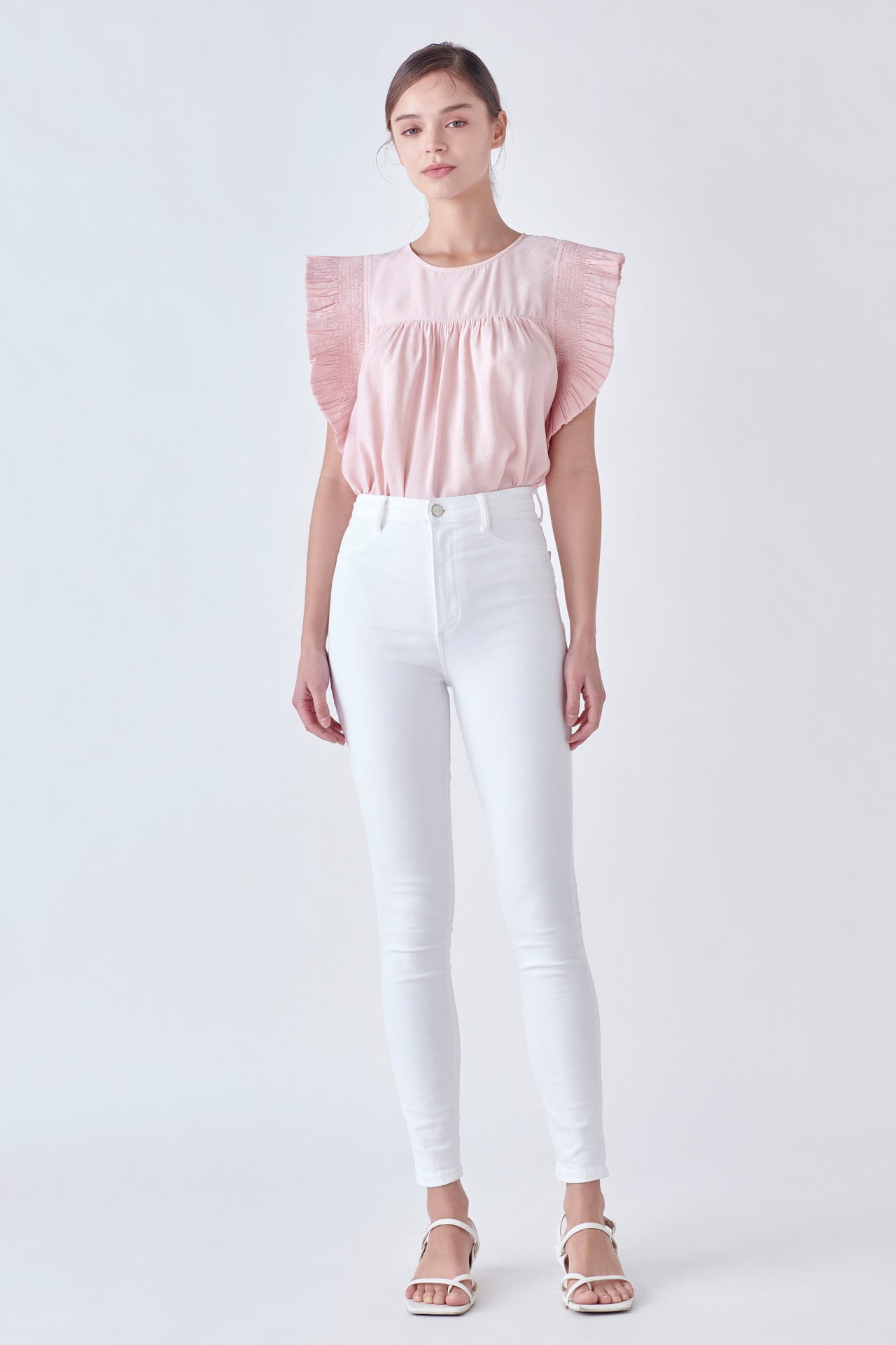 ENGLISH FACTORY - English Factory - Ruffle Detail Top - TOPS available at Objectrare