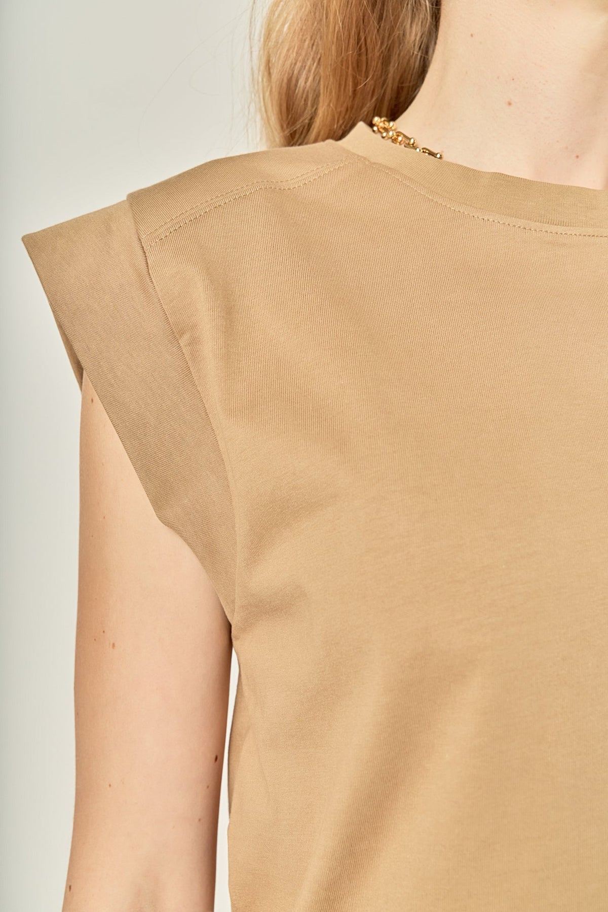ENGLISH FACTORY - Solid Ribbed Cotton T-shirt - TOPS available at Objectrare