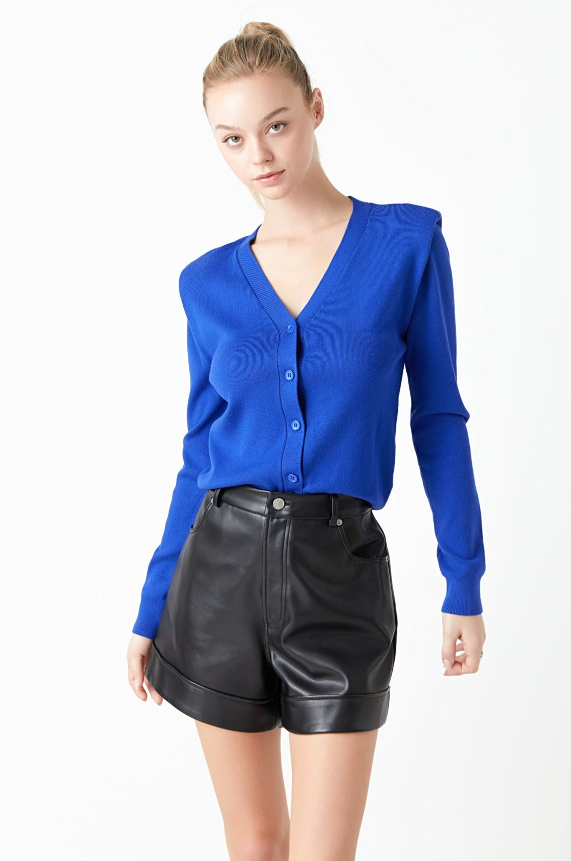 GREY LAB - V-neck Cardigan - SWEATERS & KNITS available at Objectrare