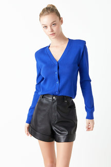 GREY LAB - V-neck Cardigan - SWEATERS & KNITS available at Objectrare