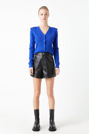 GREY LAB - V-neck Cardigan - SWEATERS & KNITS available at Objectrare