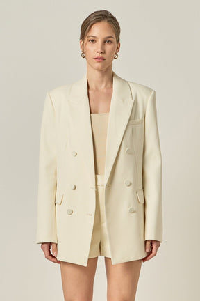 ENGLISH FACTORY - Emmeline Double Breasted Jacket - JACKETS available at Objectrare