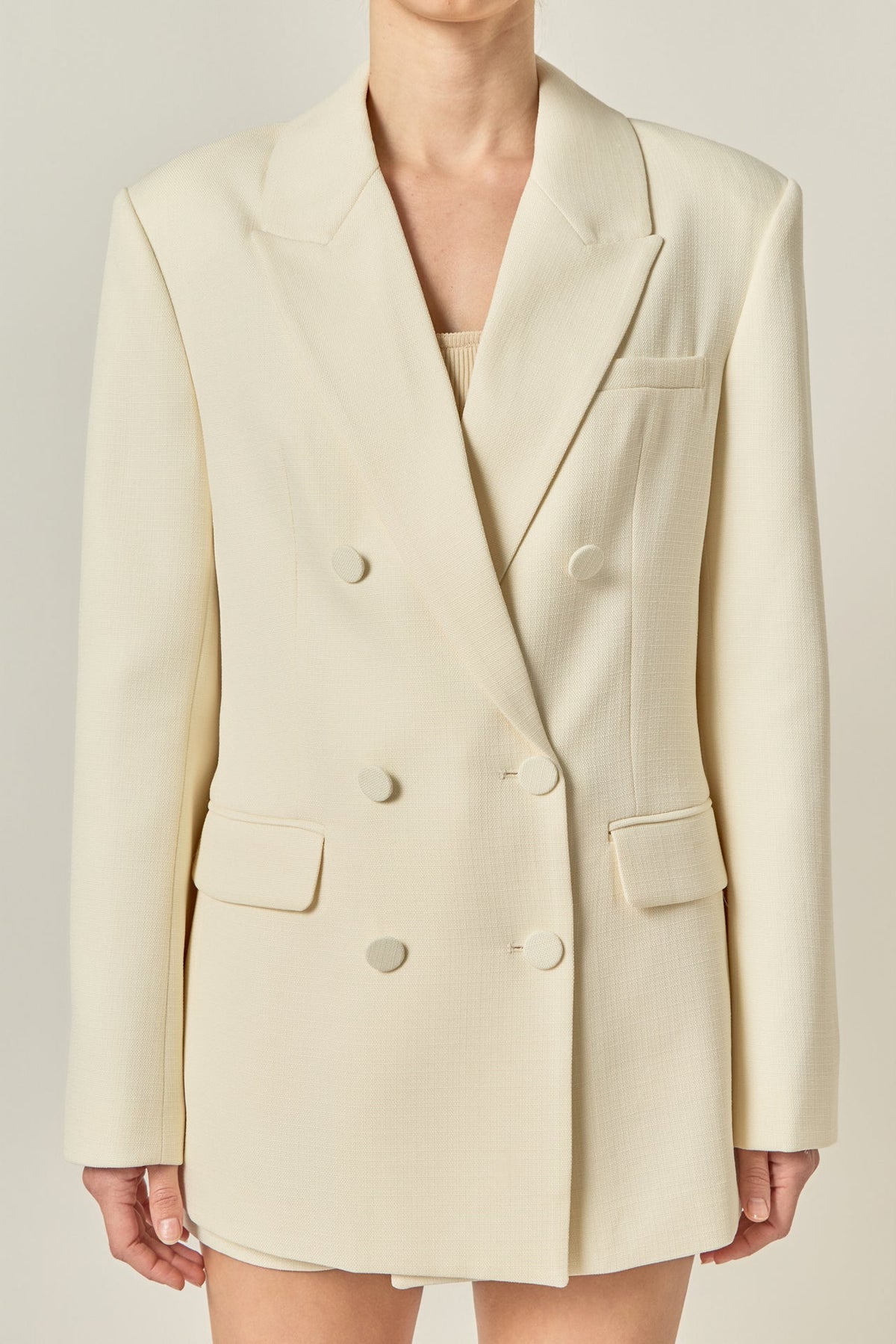 ENGLISH FACTORY - Emmeline Double Breasted Jacket - JACKETS available at Objectrare