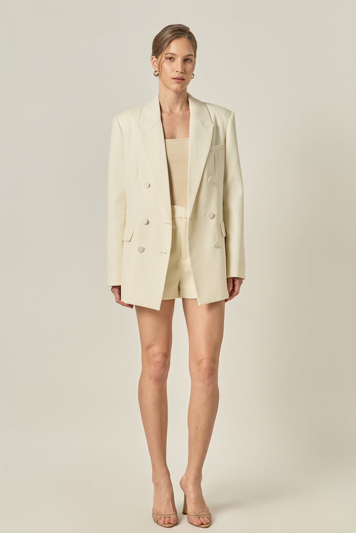 ENGLISH FACTORY - Emmeline Double Breasted Jacket - JACKETS available at Objectrare