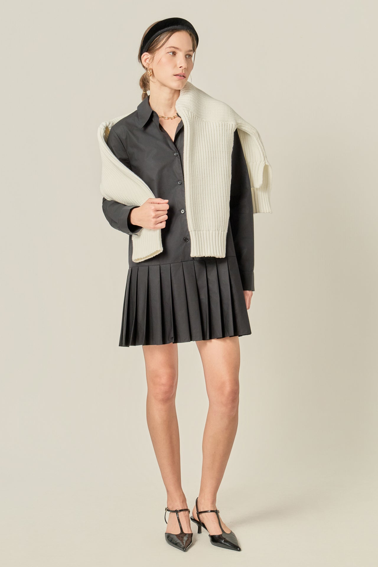 ENGLISH FACTORY - Anne Shirt Dress - DRESSES available at Objectrare