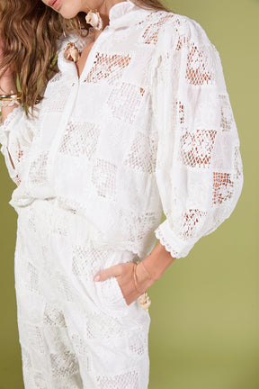 ENGLISH FACTORY - Eloise Embroidered Blouse - BLOUSES available at Objectrare