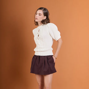 ENGLISH FACTORY - Mini Ruffle Skort - SKORTS available at Objectrare