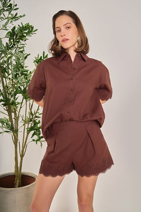 Linen Lace Shirt