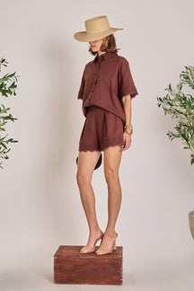 ENGLISH FACTORY - Lace Shorts - SHORTS available at Objectrare