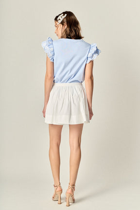 Flared Mini Skort