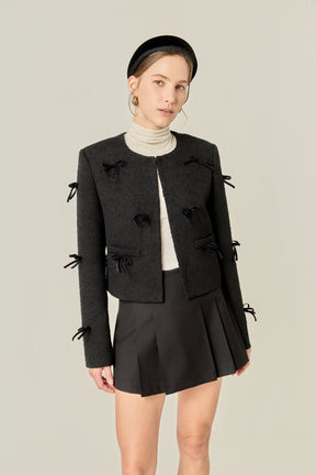 Woven Bow Jacket