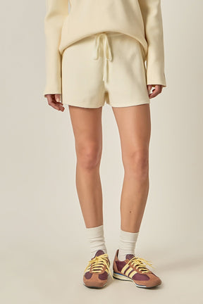 ENGLISH FACTORY - Knit Shorts - SHORTS available at Objectrare