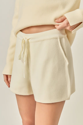 ENGLISH FACTORY - Knit Shorts - SHORTS available at Objectrare