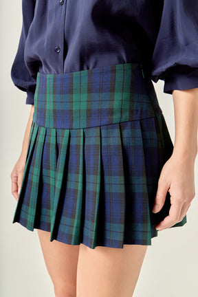 ENGLISH FACTORY - Plaid Skort - SKORTS available at Objectrare