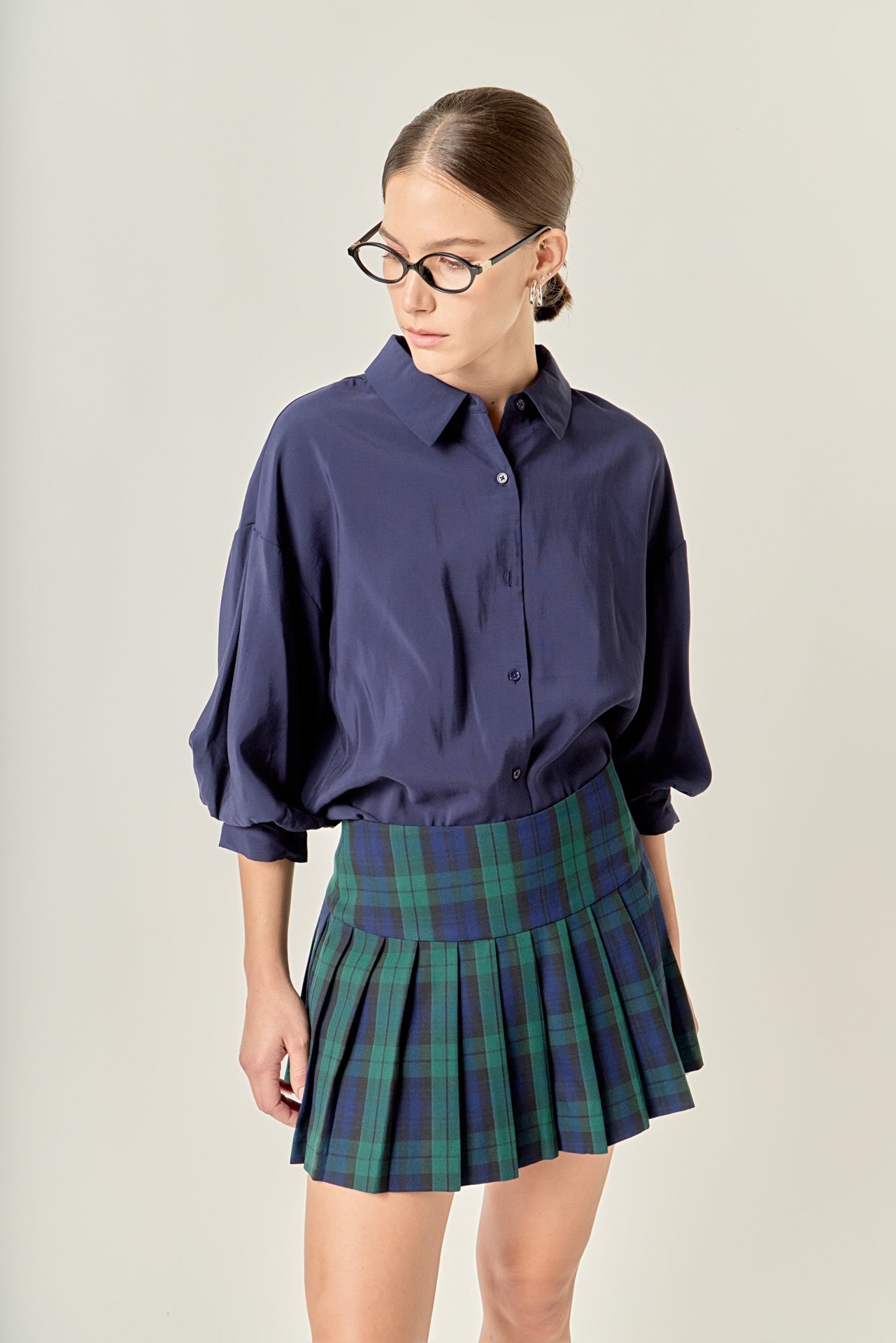 ENGLISH FACTORY - Plaid Skort - SKORTS available at Objectrare