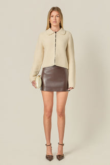 ENGLISH FACTORY - Pearl Knit Cardigan - SWEATERS & KNITS available at Objectrare