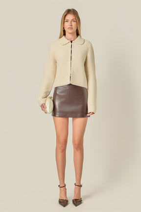 ENGLISH FACTORY - Pearl Knit Cardigan - SWEATERS & KNITS available at Objectrare