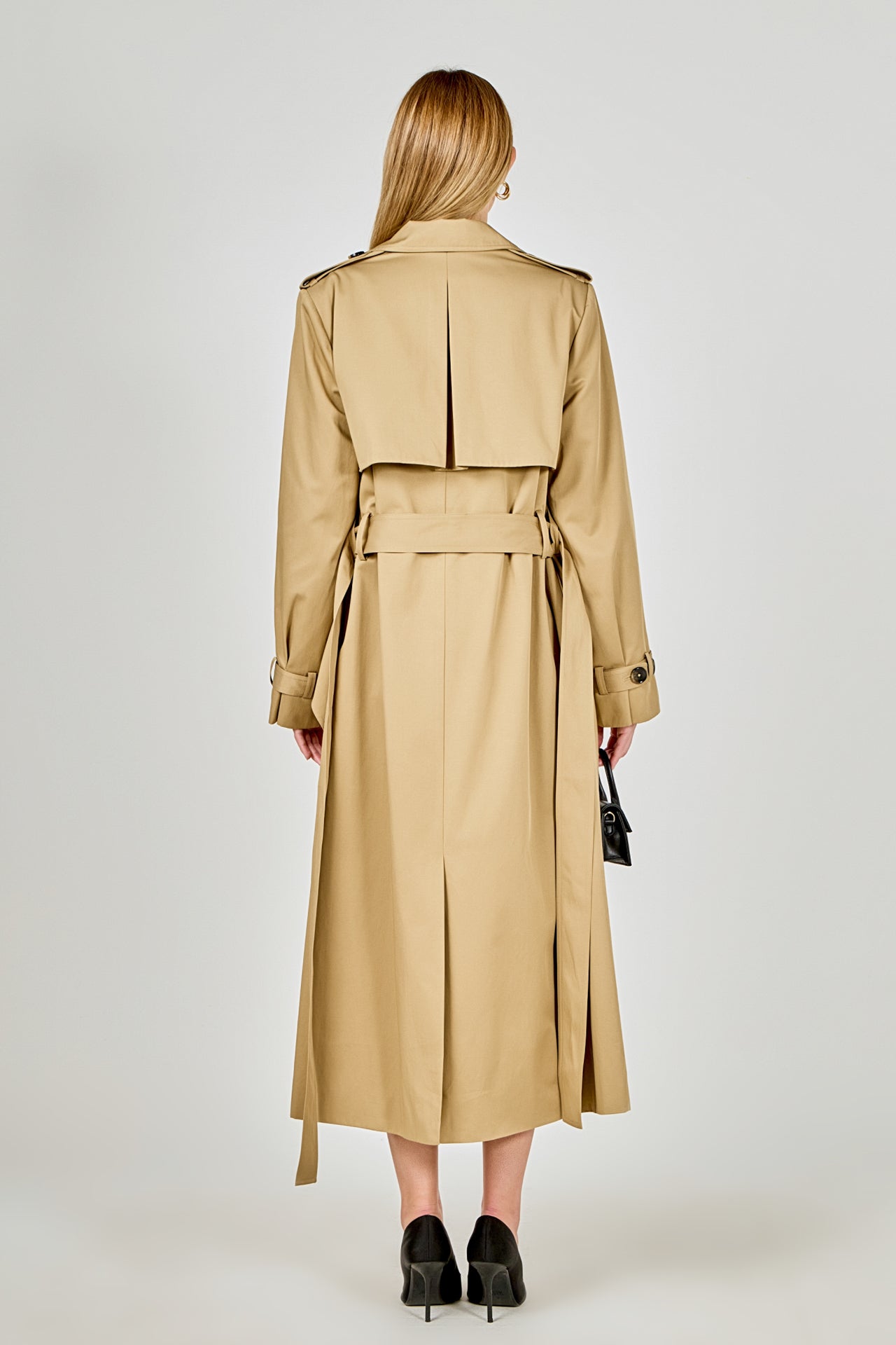 ENDLESS ROSE - High Low Trench Coat - COATS available at Objectrare