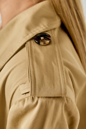 ENDLESS ROSE - High Low Trench Coat - COATS available at Objectrare