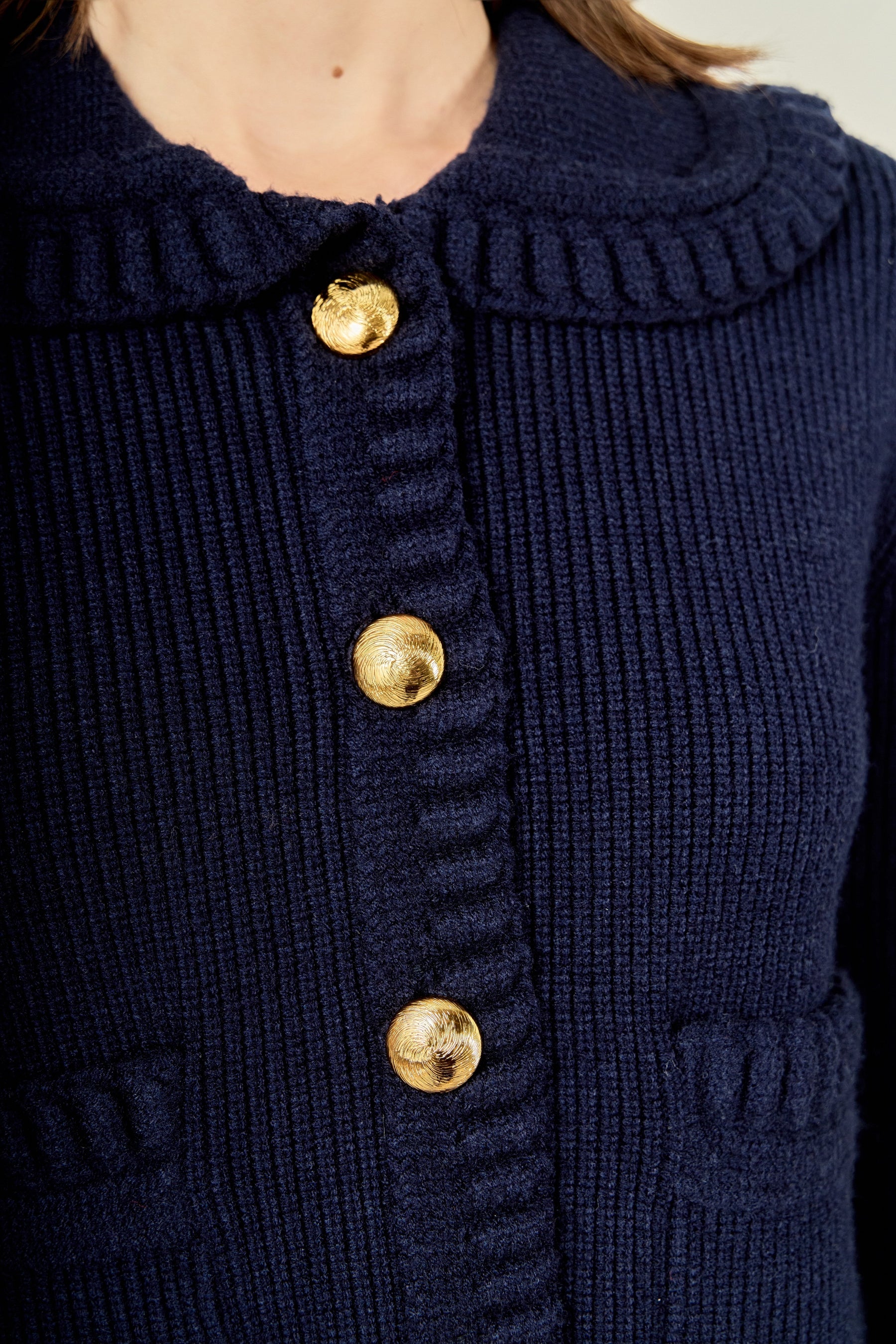 ENGLISH FACTORY - Braided Detail Knitted Cardigan - SWEATERS & KNITS available at Objectrare