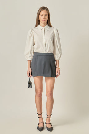 ENGLISH FACTORY - Twill Skort - SKORTS available at Objectrare