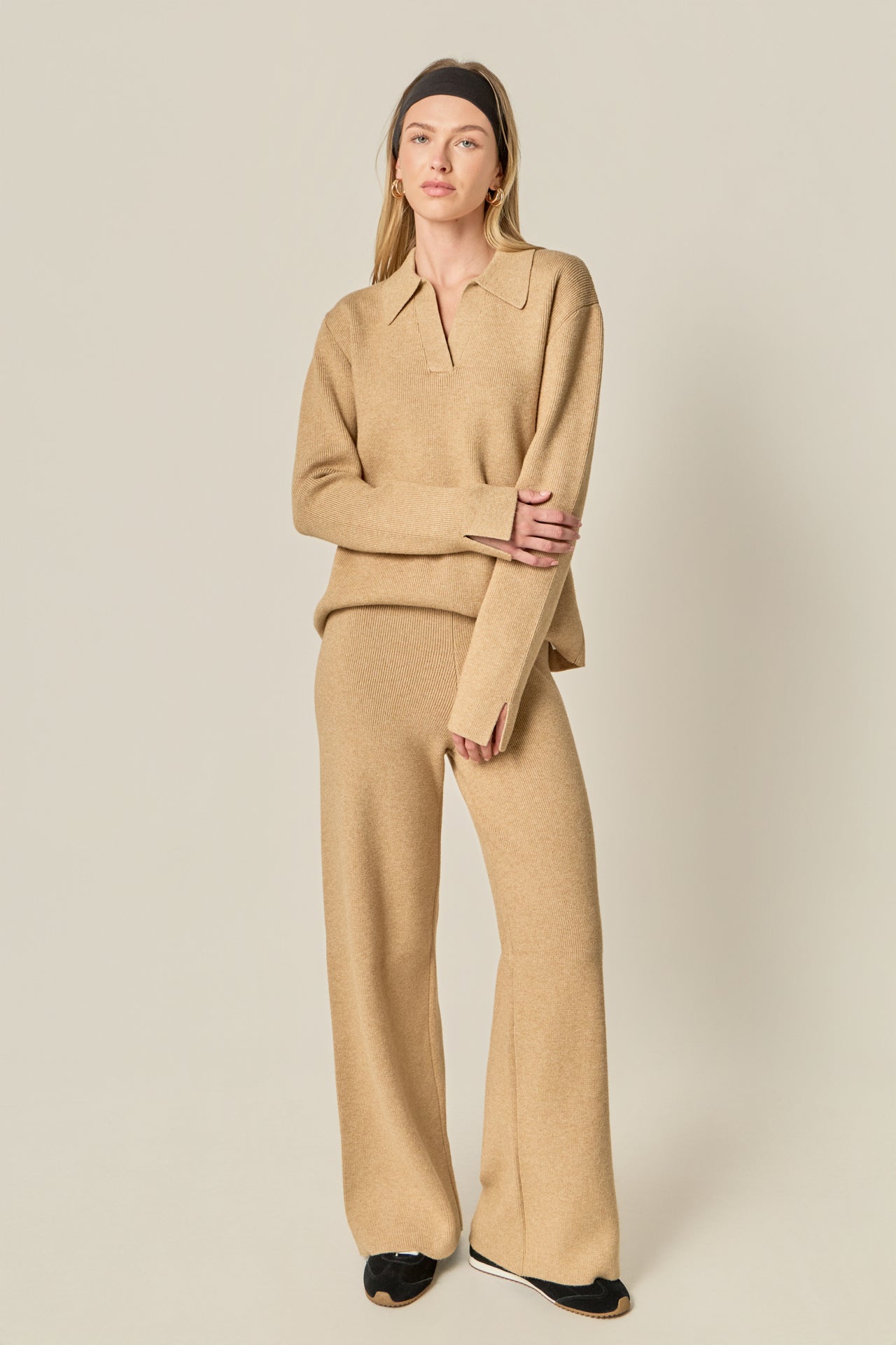 Collared Knit Sweater