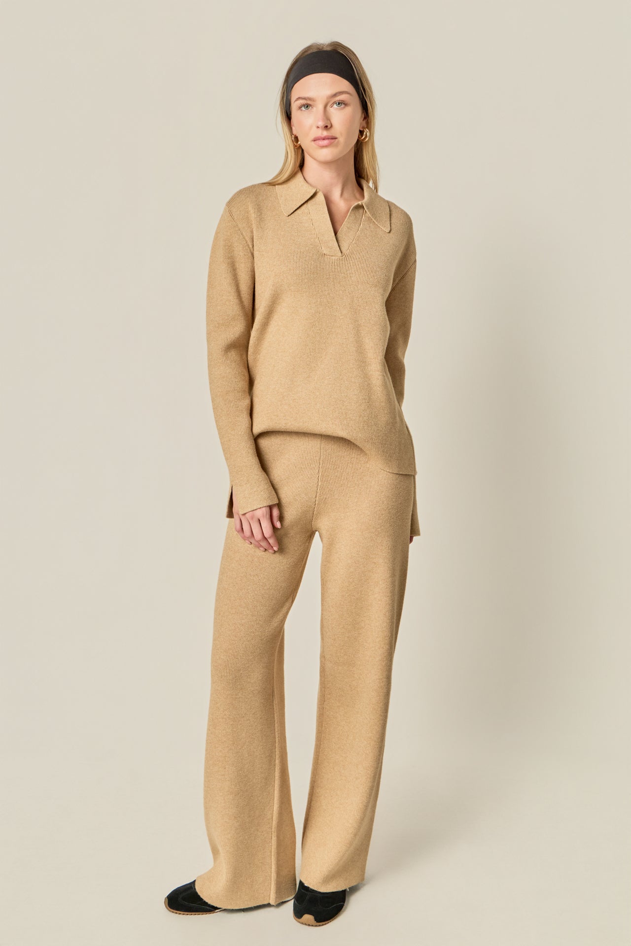 ENGLISH FACTORY - Collared Knit Sweater - SWEATERS & KNITS available at Objectrare