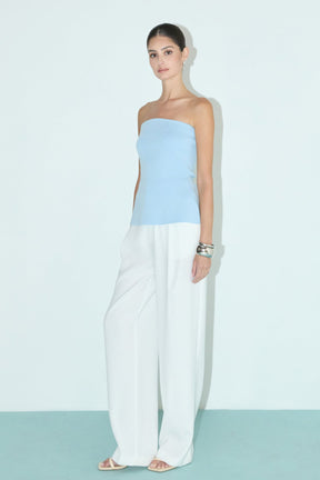 MARSY - Tube Top Knitted Top - TOPS available at Objectrare
