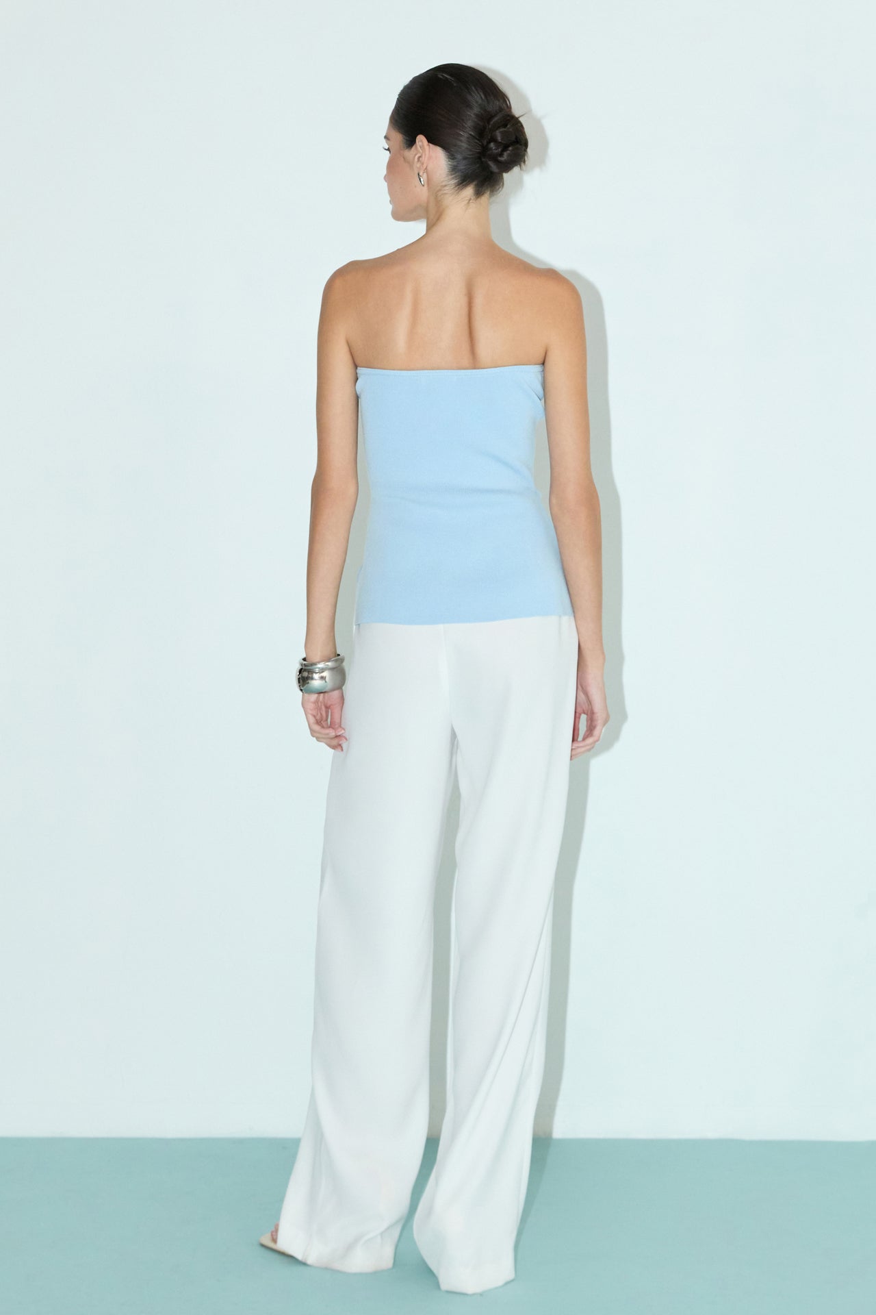 MARSY - Tube Top Knitted Top - TOPS available at Objectrare