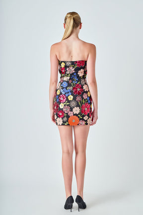 ENDLESS ROSE - Sequin Bodycon Tube Mini Dress - DRESSES available at Objectrare