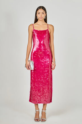 ENDLESS ROSE - Sequin Slip Dress - DRESSES available at Objectrare